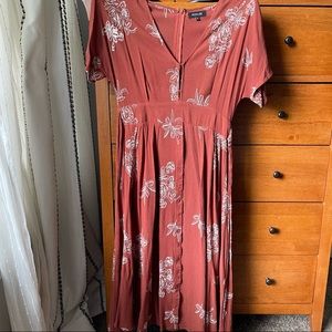 Roolee Floral Midi Dress